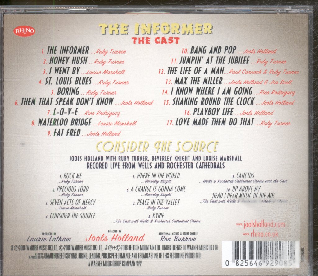 Jools Holland - Informer - Double Cd