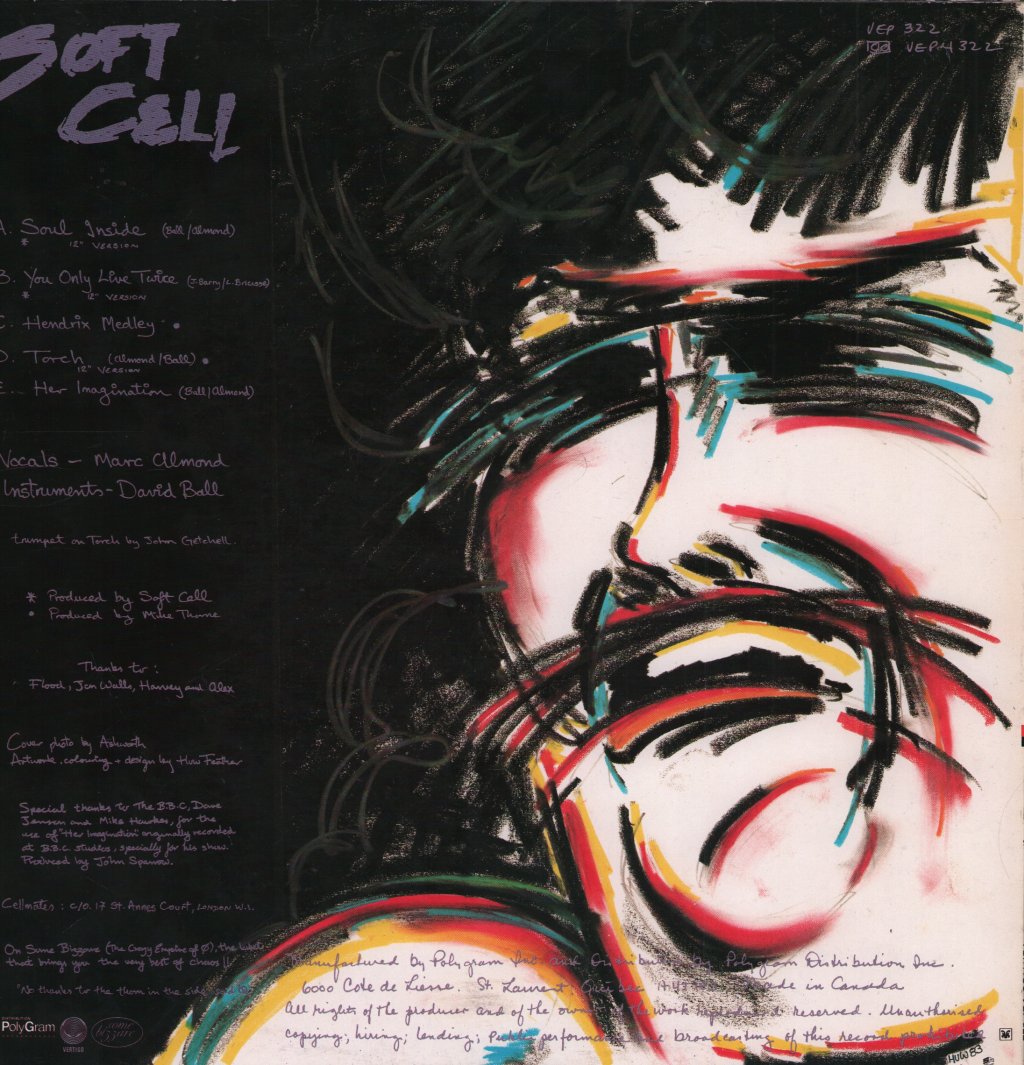 Soft Cell - Soul Inside - 12 Inch