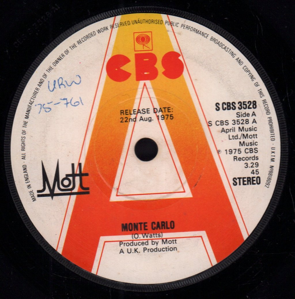 Mott - Monte Carlo - 7 Inch