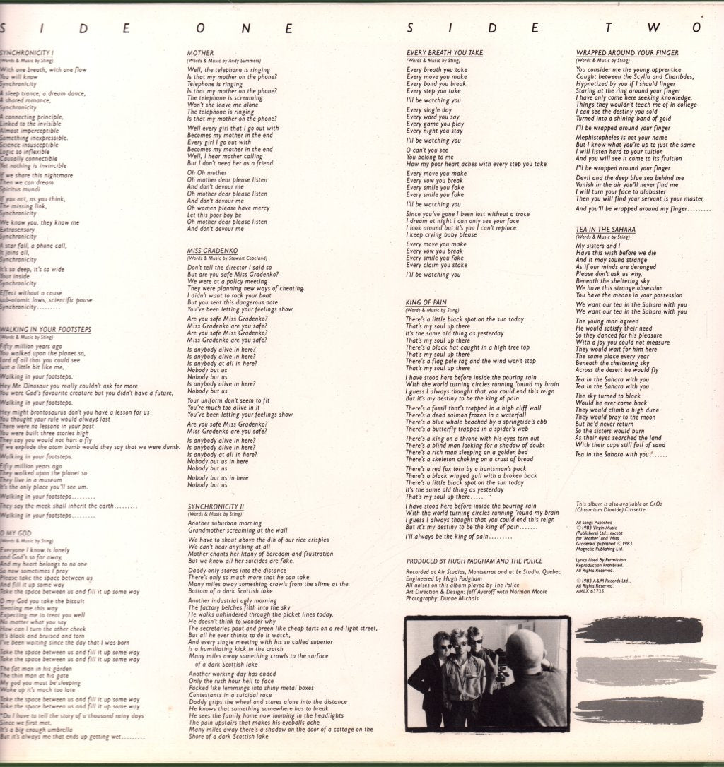 Police - Synchronicity - Lp