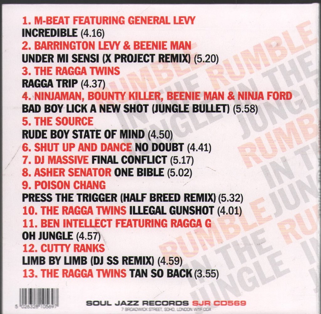 Various Artists - Rumble In The Jungle - Cd