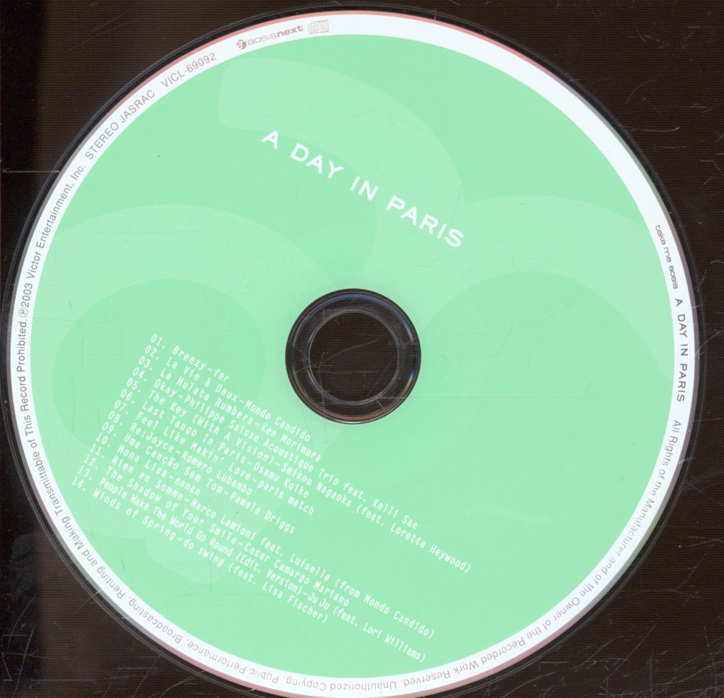 Various Artists - Take Me Aosis - A Day In Paris - Cd