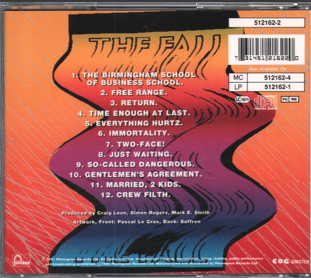 Fall - Code : Selfish - Cd