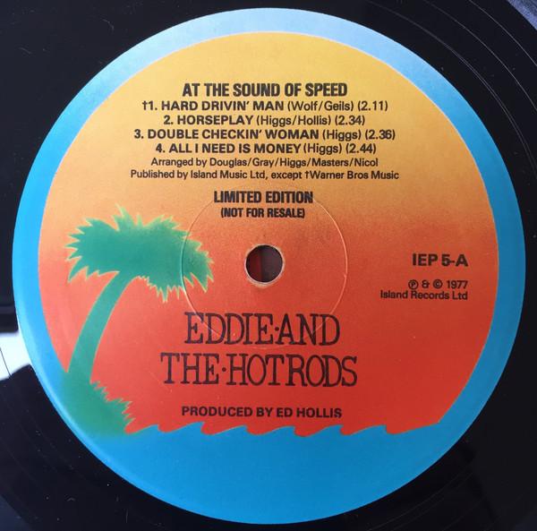 Eddie And The Hot Rods - At The Sound Of Speed - 12 Inch