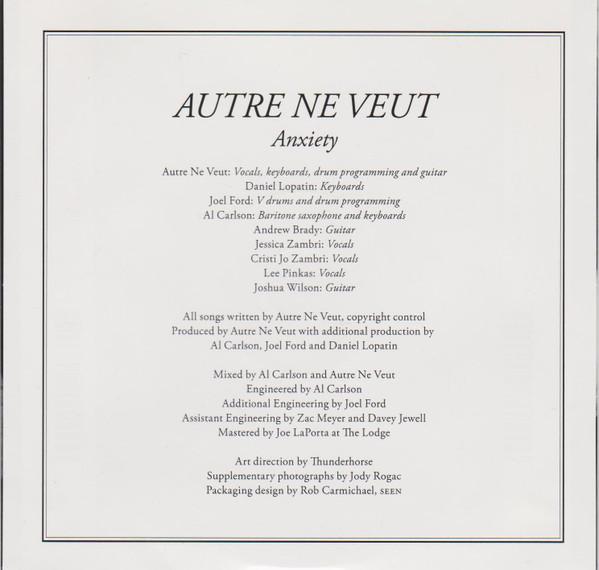 Autre Ne Veut - Anxiety - Cd