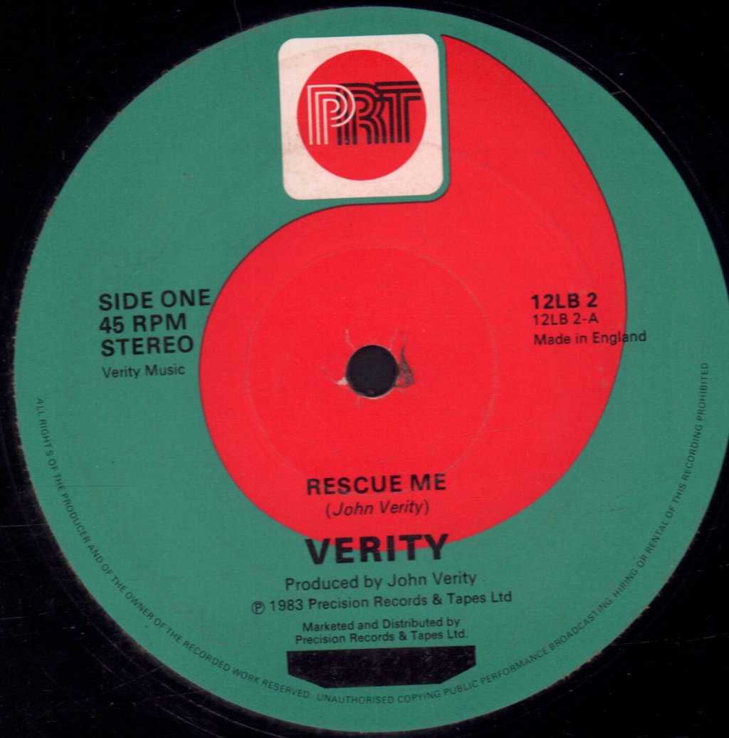 Verity (Rock/Metal Group) - Rescue Me - 12 Inch