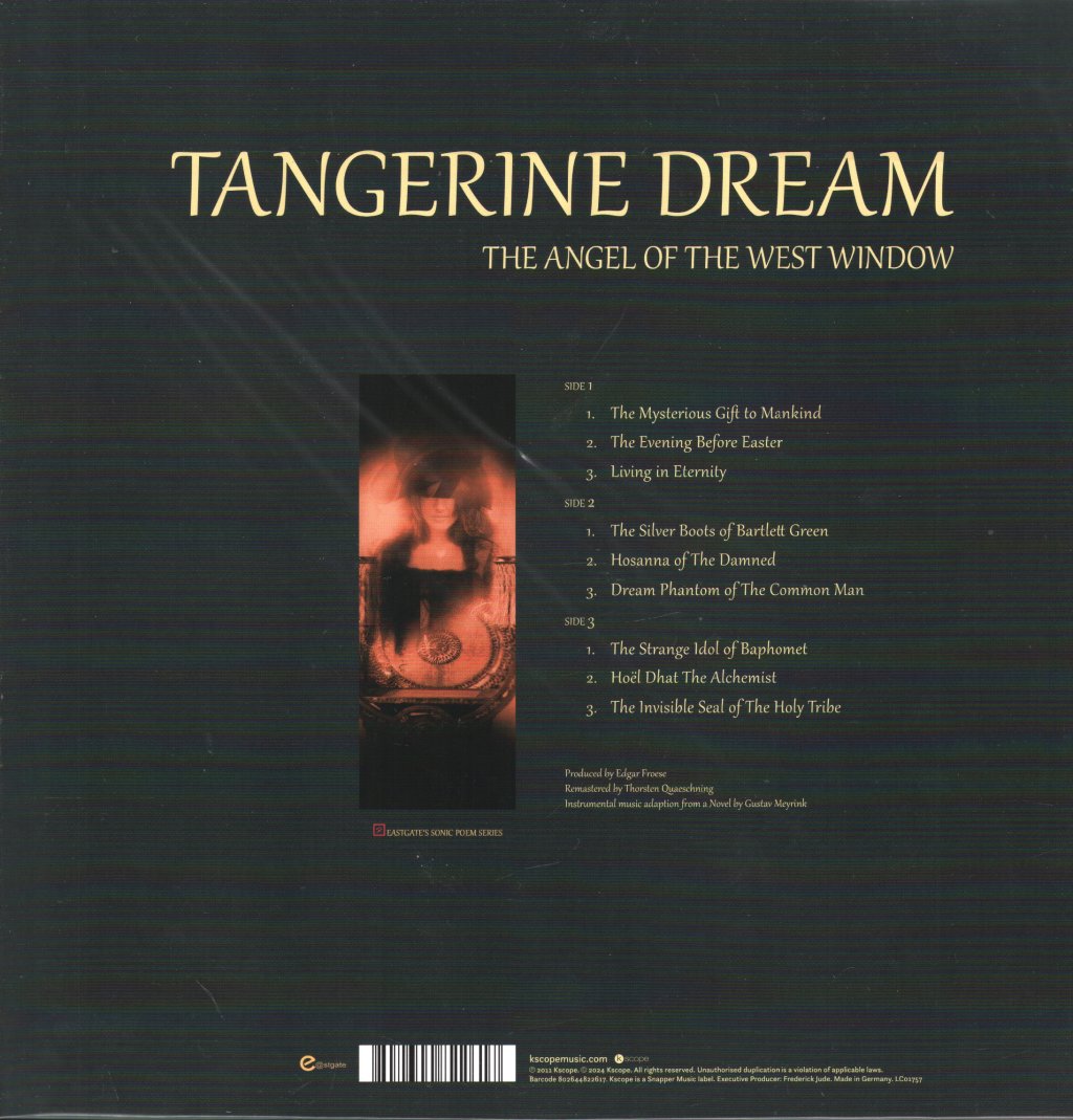 Tangerine Dream - Angel of the West Window - Double Lp