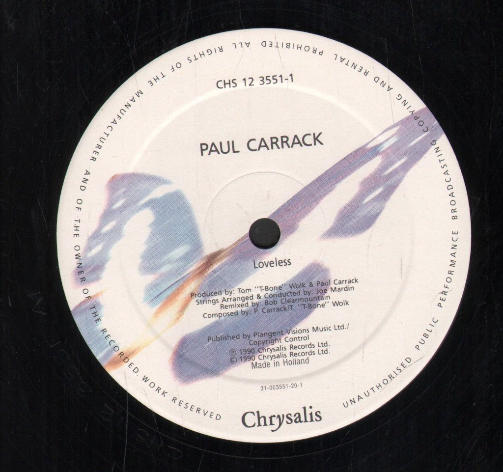 Paul Carrack - Loveless - 12 Inch