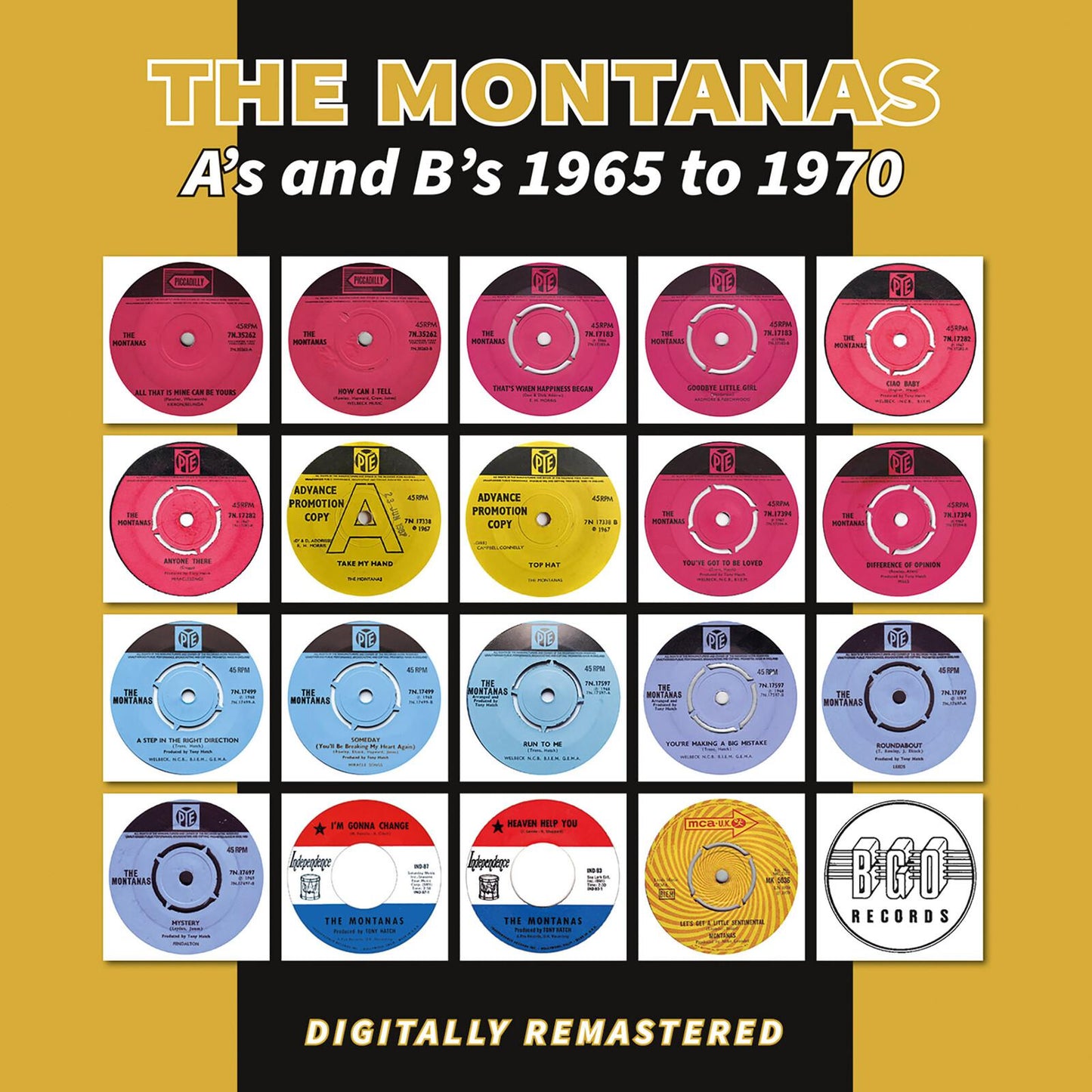 Montanas - As and Bs 1965 To 1970 - Lp
