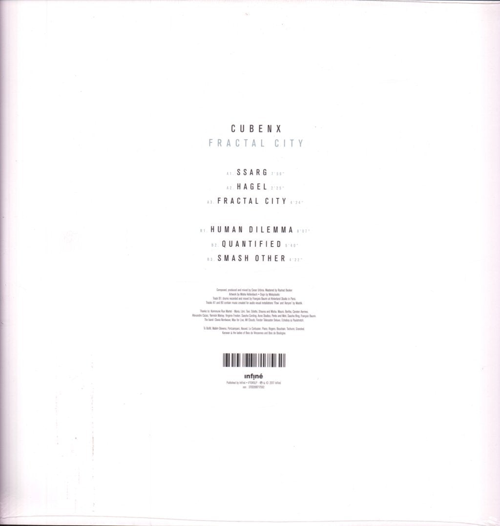 Cubenx - Fractal City - Lp