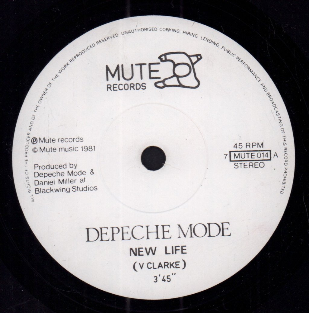 Depeche Mode - New Life - 7 Inch