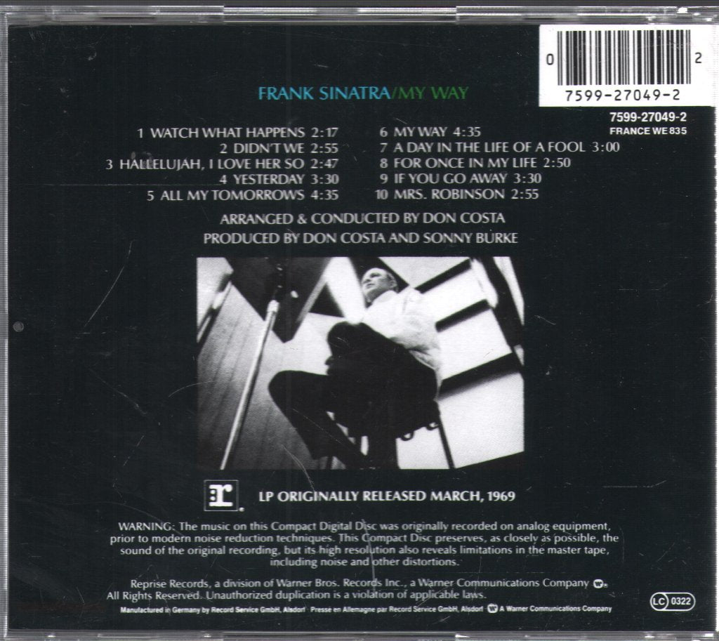 Frank Sinatra - My Way - Cd