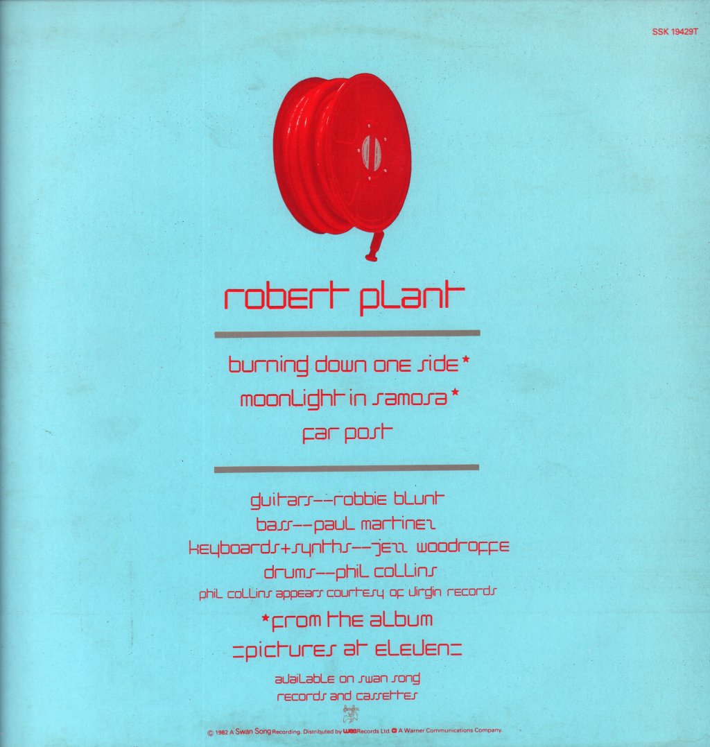 Robert Plant - Burning Down One Side - 12 Inch