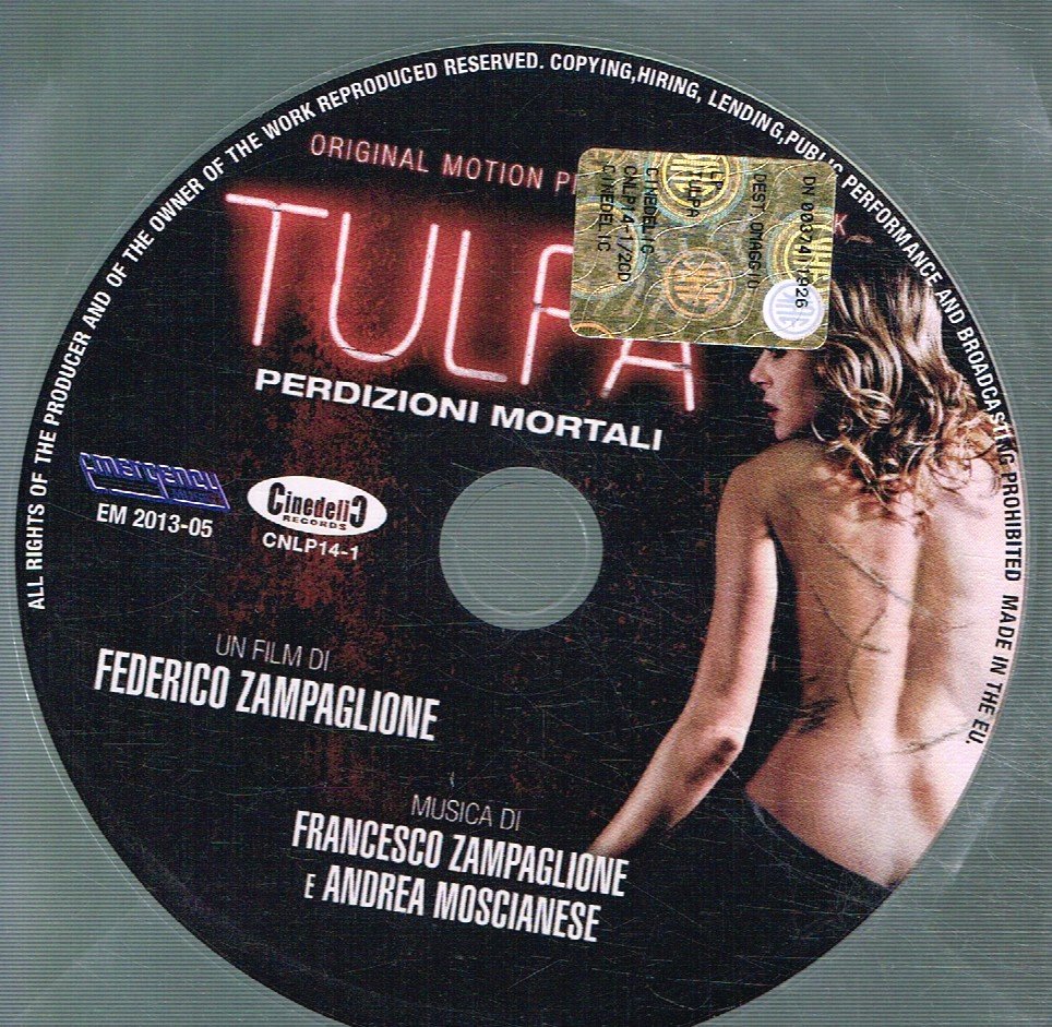 Francesco Zampaglione And Andrea Moscianese - Tulpa (Soundtrack) - Lp