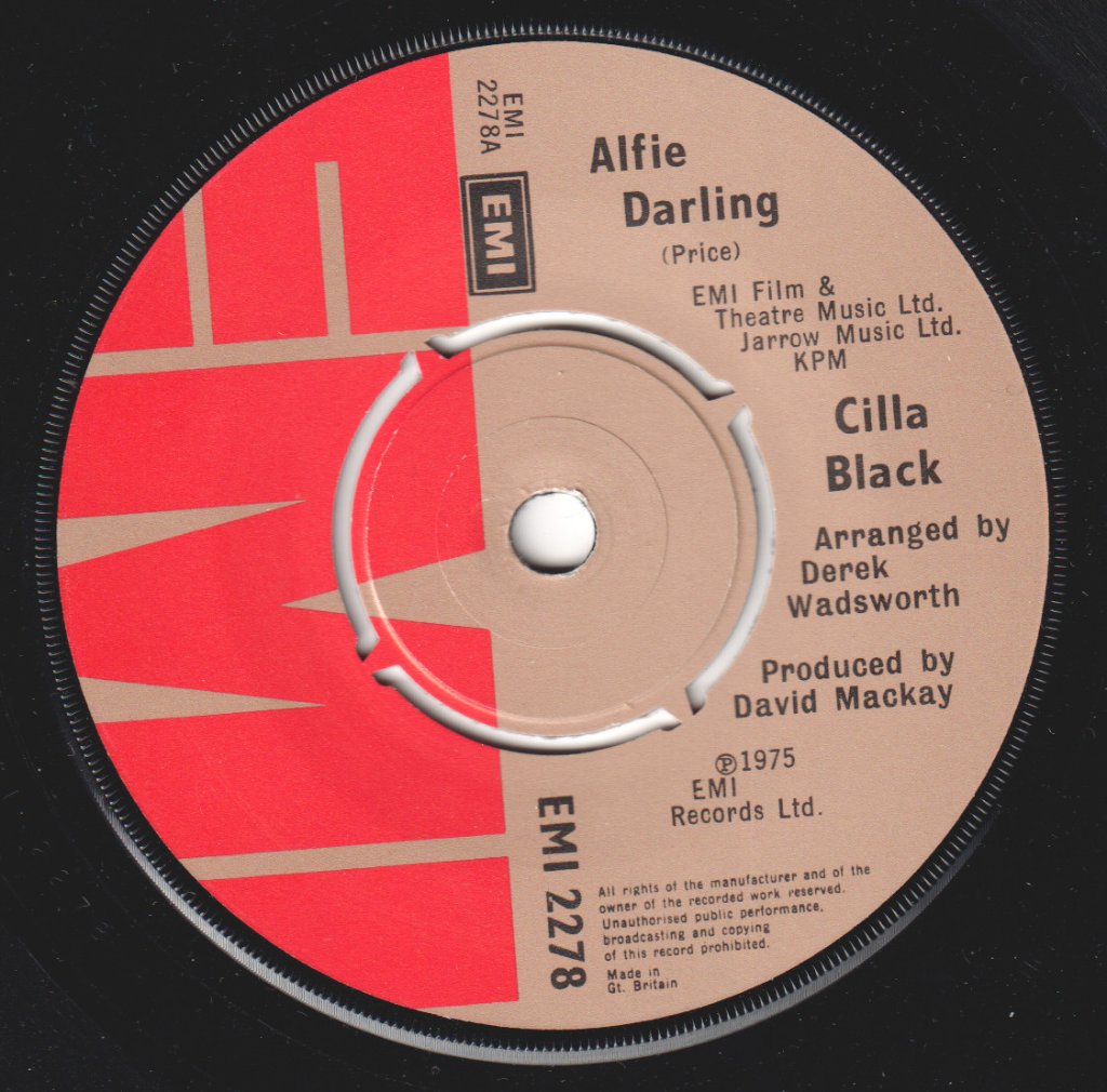 Cilla Black - Alfie Darling - 7 Inch