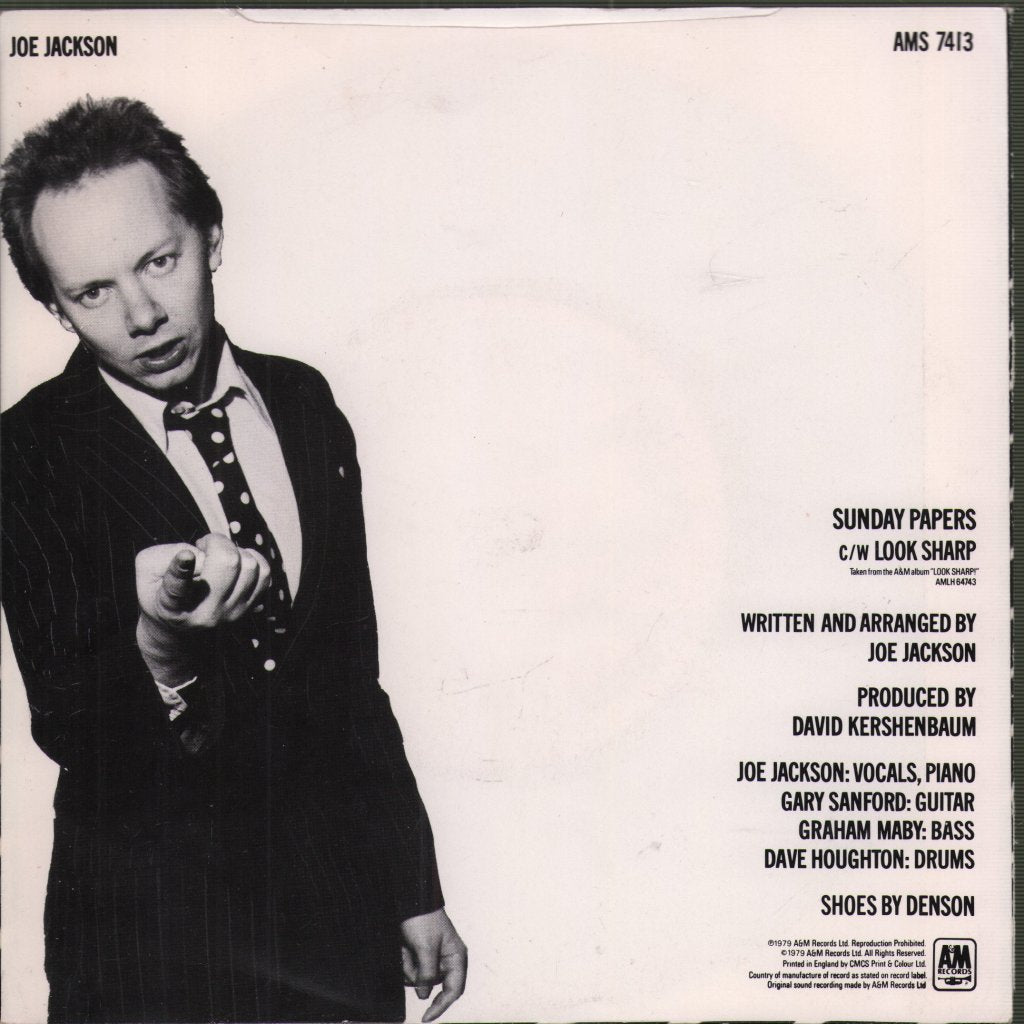 Joe Jackson - Sunday Papers - 7 Inch