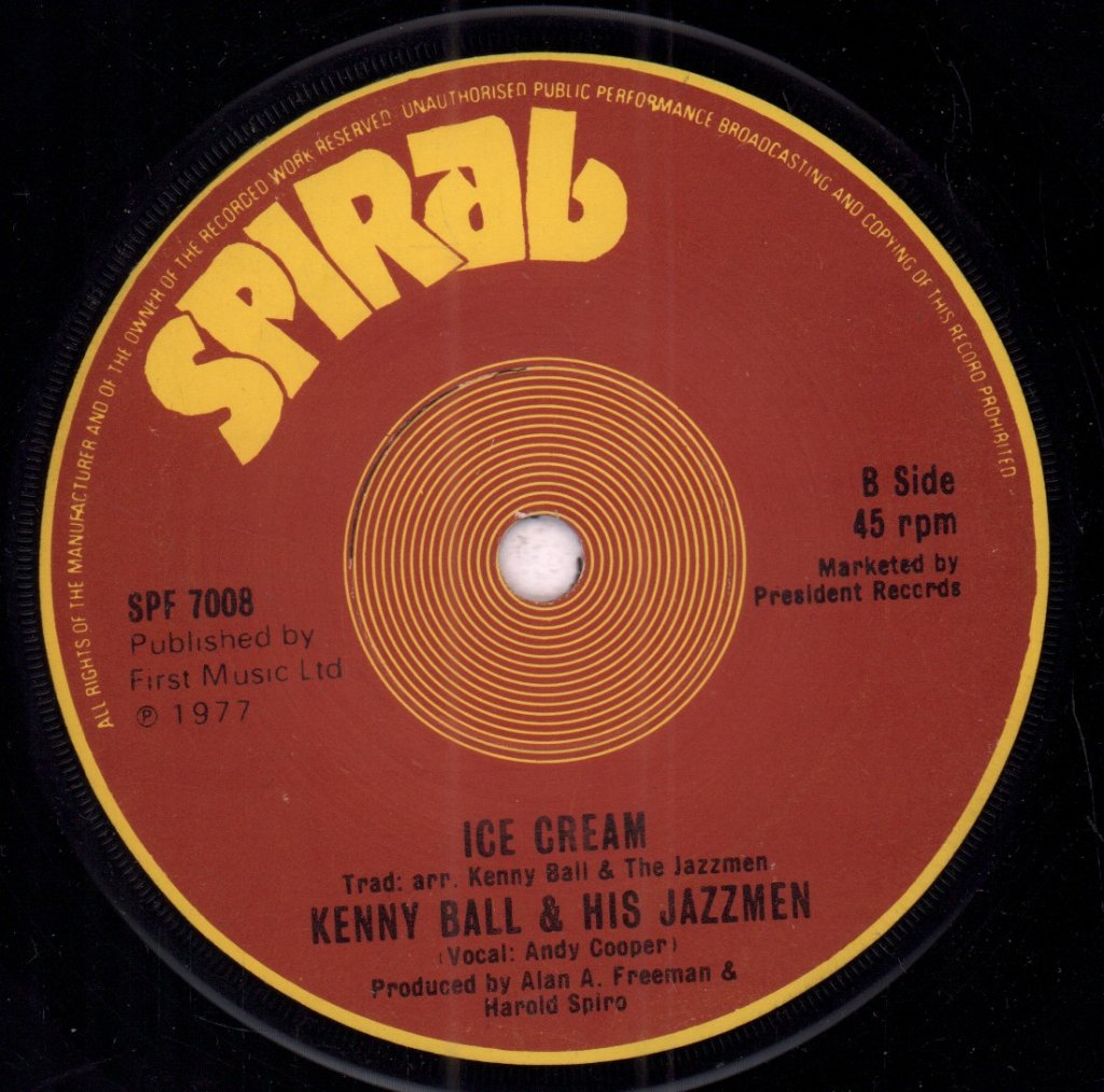 Kenny Ball And His Jazz Men - Palomino Pony - 7 Inch