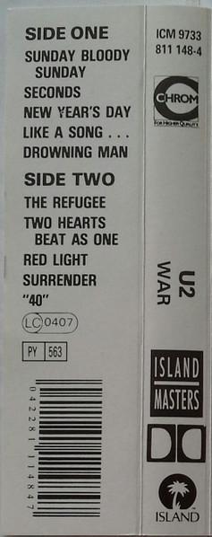U2 - War - Cassette