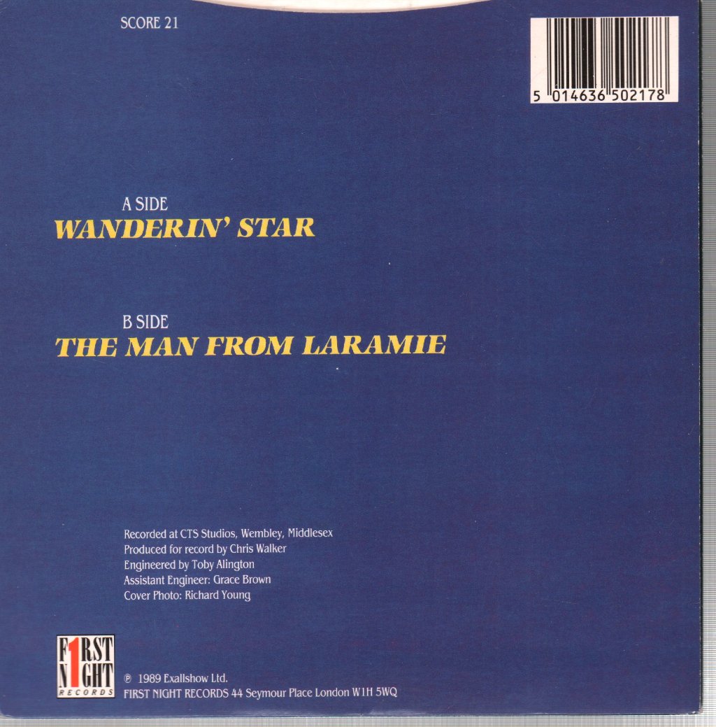 Tim Rice And Cantabile - Wanderin' Star - 7 Inch