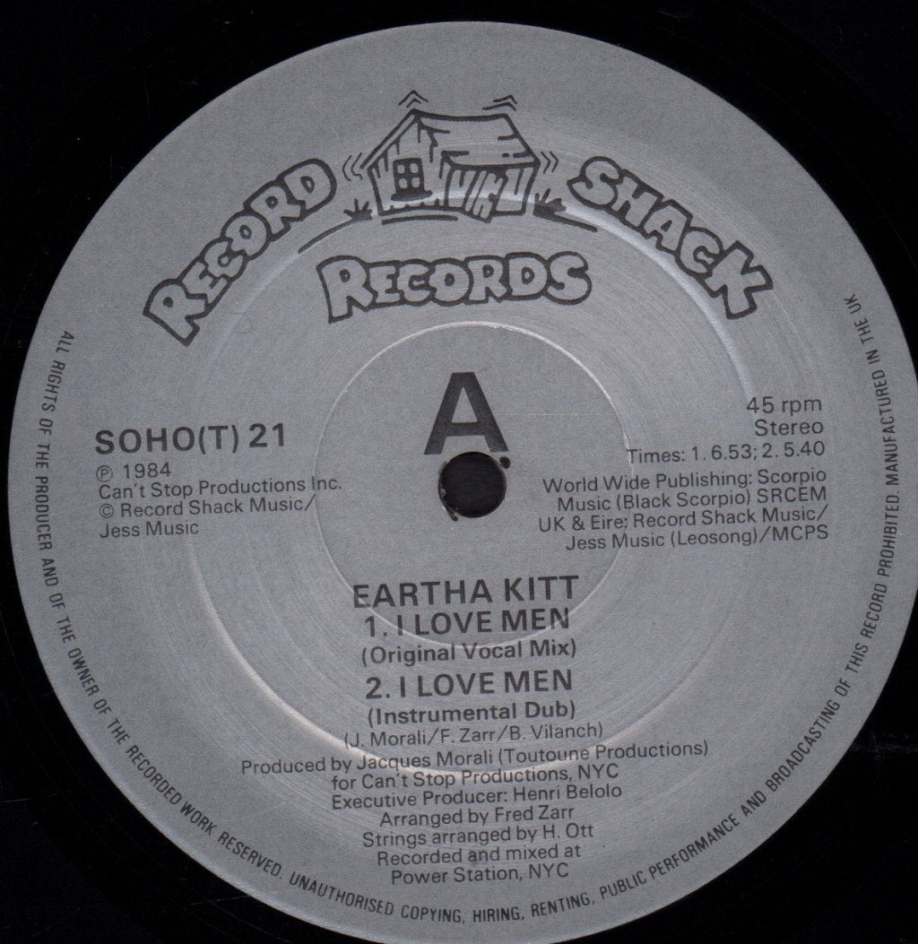 Eartha Kitt - I Love Men - 12 Inch