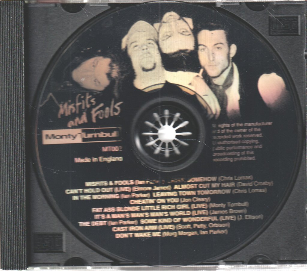 Monty Turnbull - Misfits and Fools - Cd