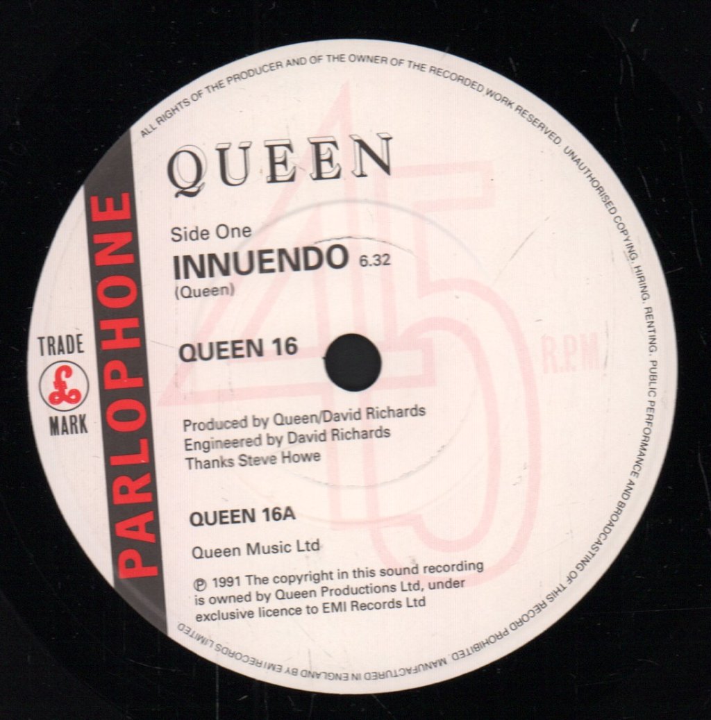 Queen - Innuendo - 7 Inch