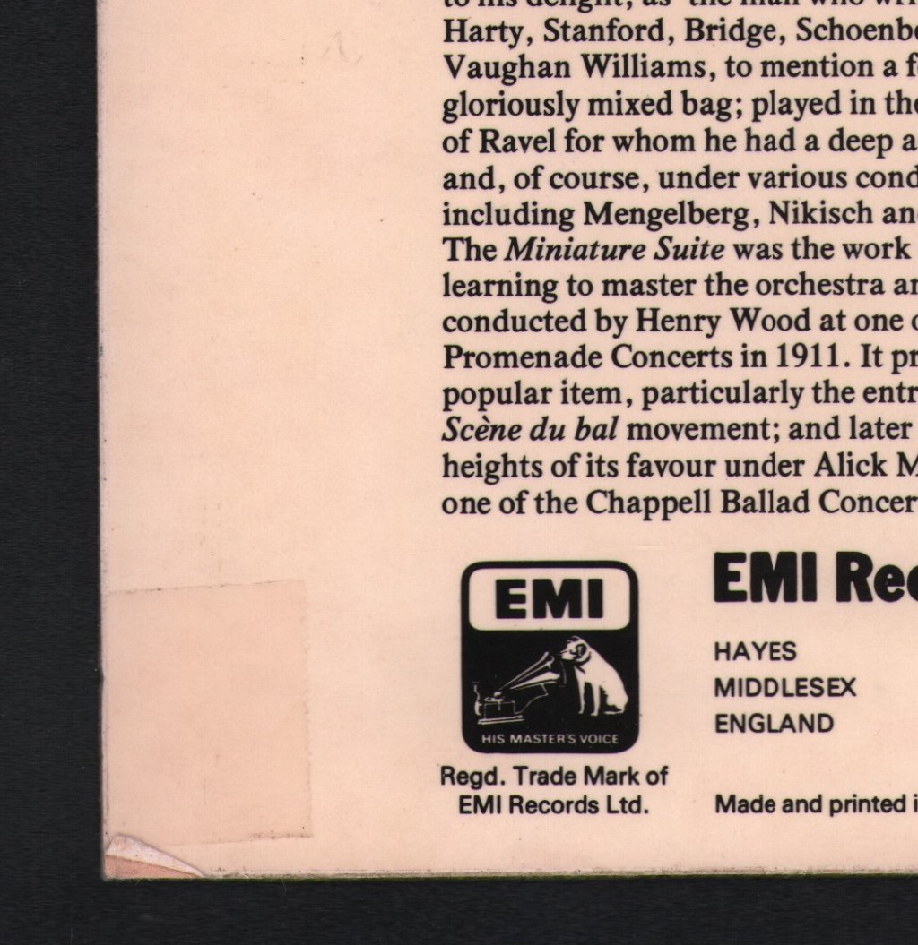 Reginald Kilbey / City Of Birmingham Symphony Orchestra - Eric Coates - Three Elizabeths - Lp