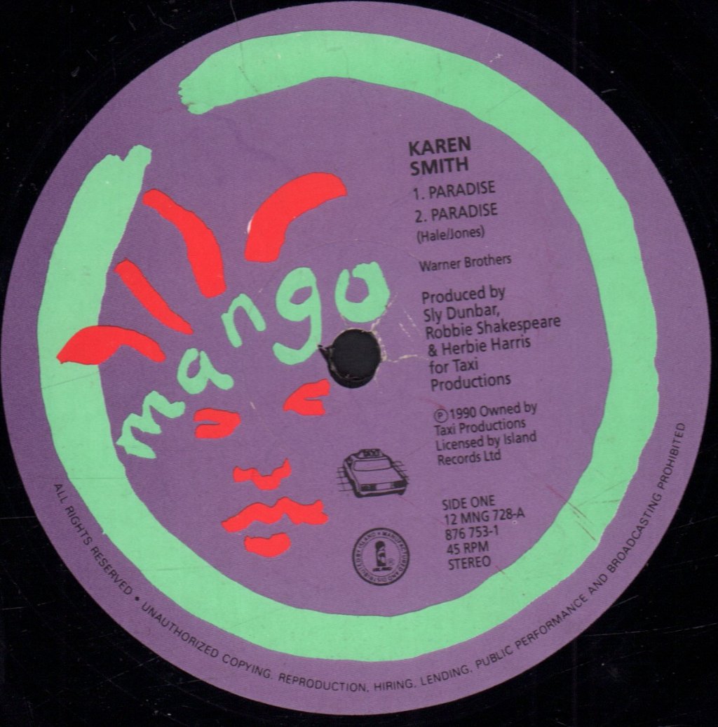 Karen Smith - Paradise - 12 Inch
