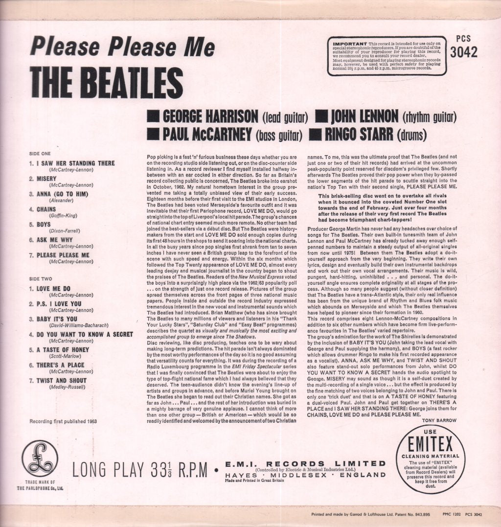 Beatles - Please Please Me - Lp