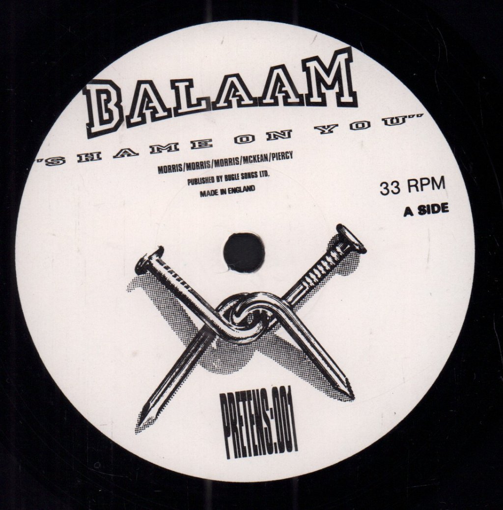 Balaam - Shame On You - 7 Inch