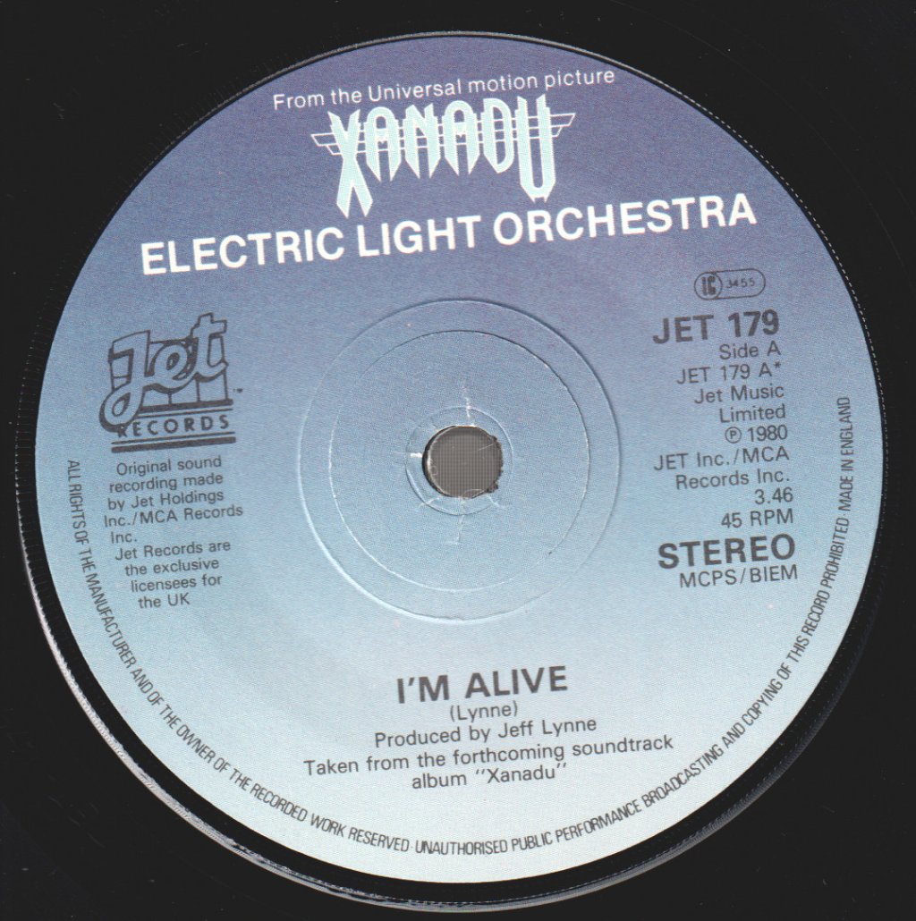 Electric Light Orchestra - I'm Alive - 7 Inch