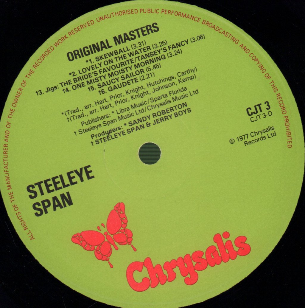 Steeleye Span - Original Masters - Double Lp