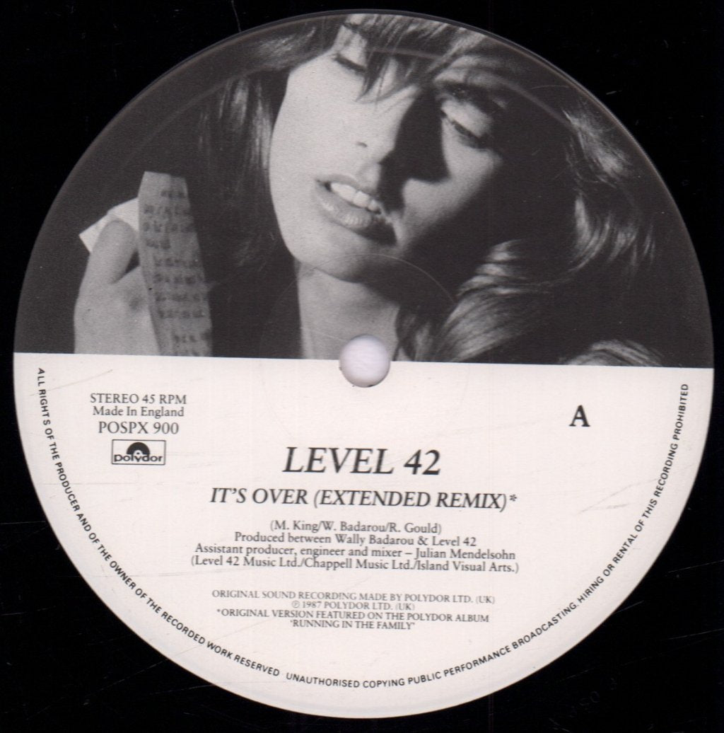 Level 42 - It's Over - 12 Inch