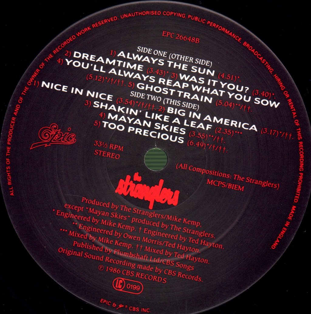 Stranglers - Dreamtime - Lp