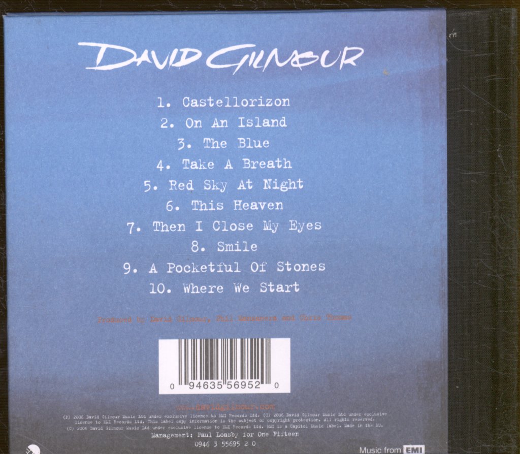 David Gilmour - On An Island - Cd