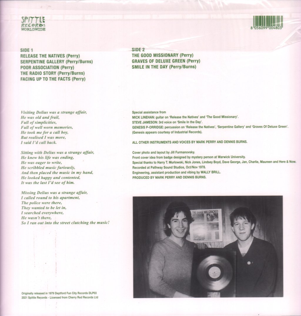 Alternative Tv - Vibing Up The Senile Man (Part One) - Lp