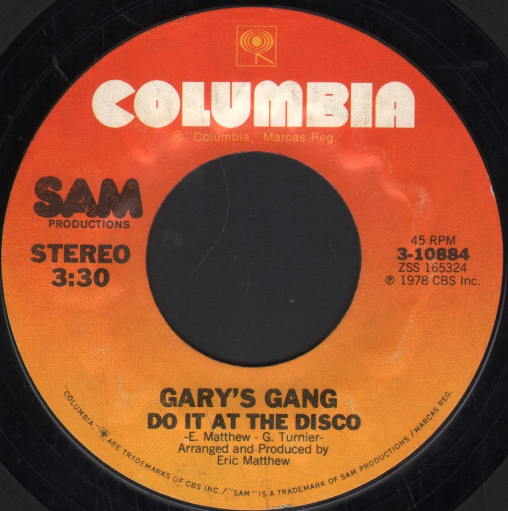 Gary's Gang - Keep On Dancin' - 7 Inch