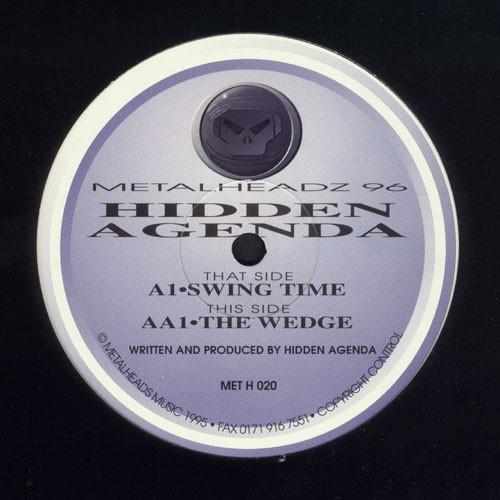 Hidden Agenda - Swing Time / The Wedge - 12 Inch