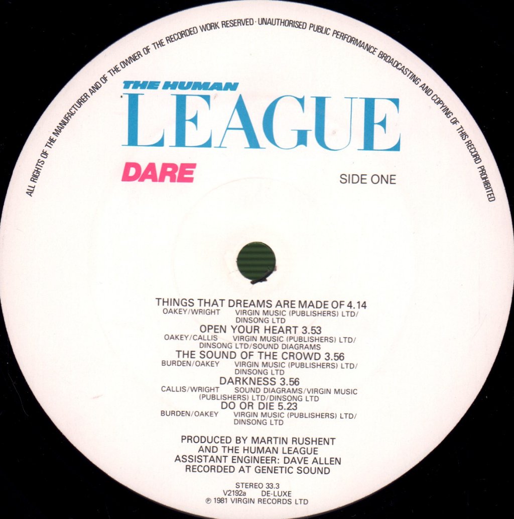Human League - Dare - Lp