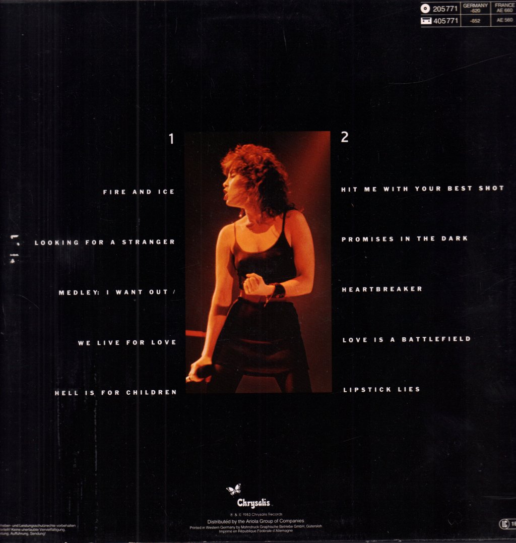 Pat Benatar - Live From Earth - Lp