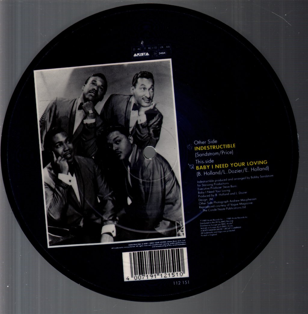 Four Tops - Indestructible - 7 Inch
