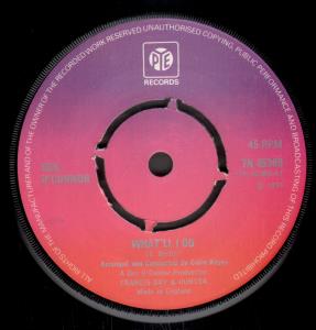 Des O'Connor - What'll I Do - 7 Inch