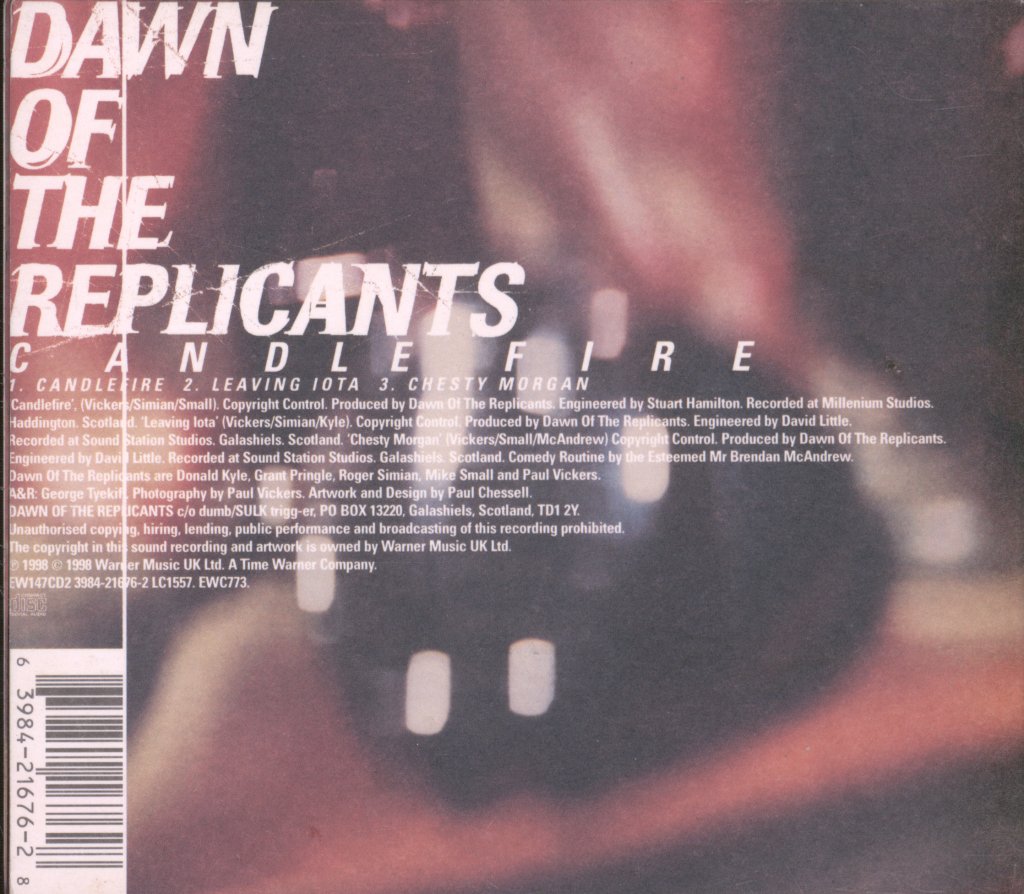 Dawn Of The Replicants - Candlefire - Cd