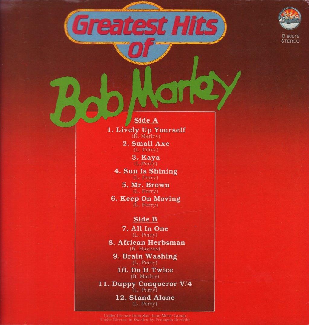 Bob Marley - Greatest Hits Of - Lp