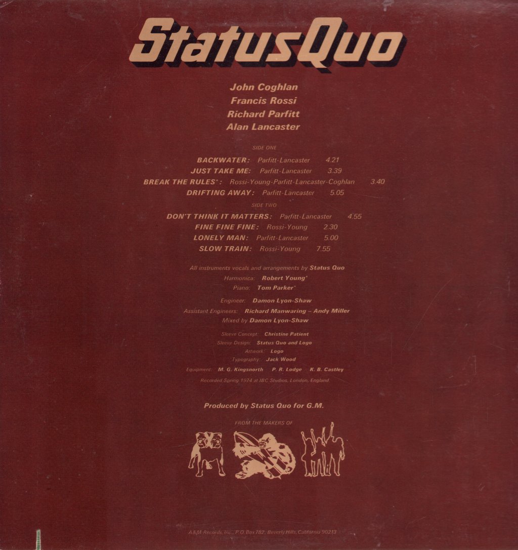 Status Quo - Quo - Lp