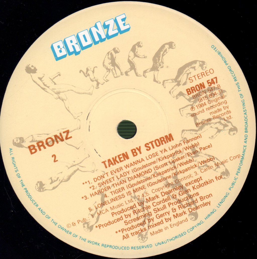 Bronz - Taken By Storm - Lp