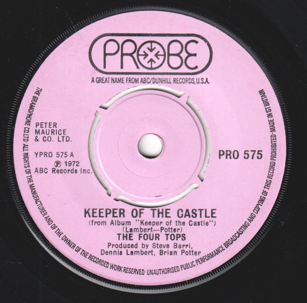 Four Tops - Keeper Of The Castle - 7 Inch