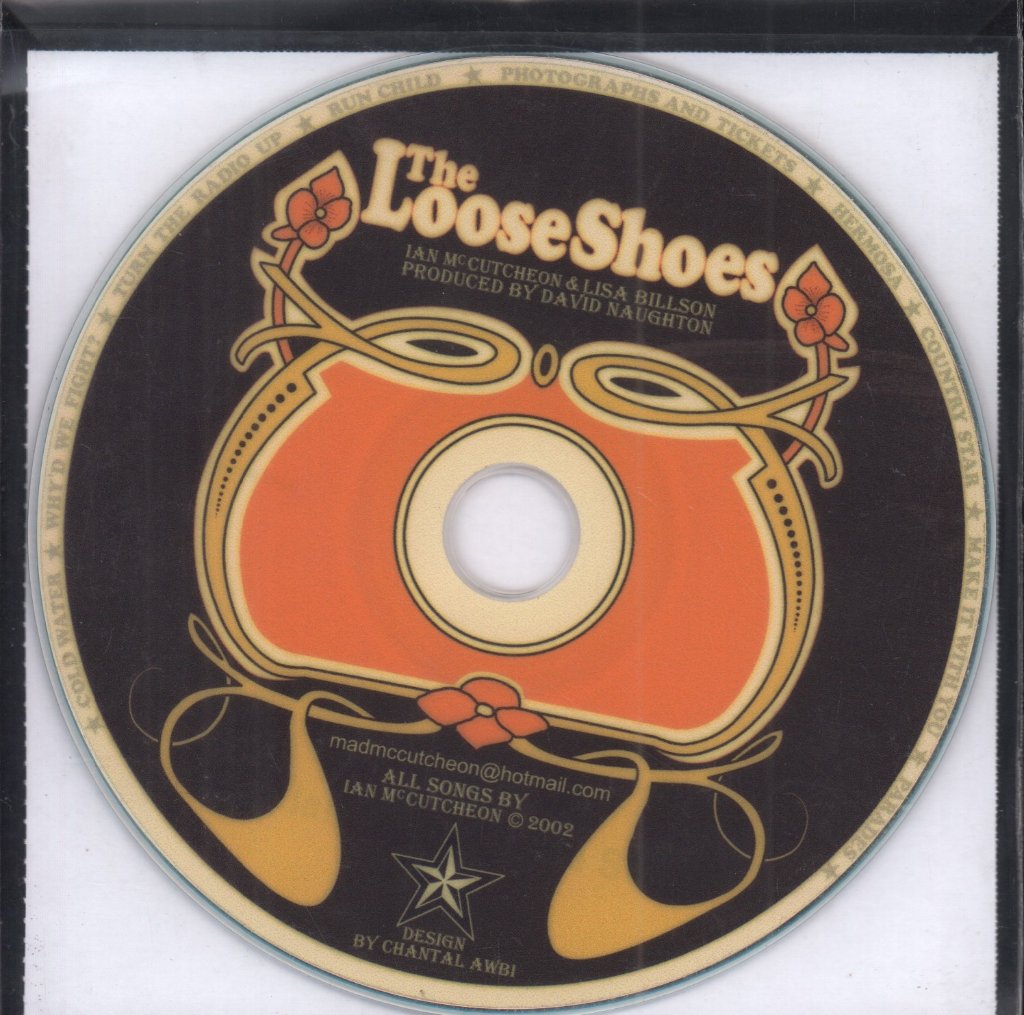 lisa, ian & the loose shoes - 9 tracks - Cdr
