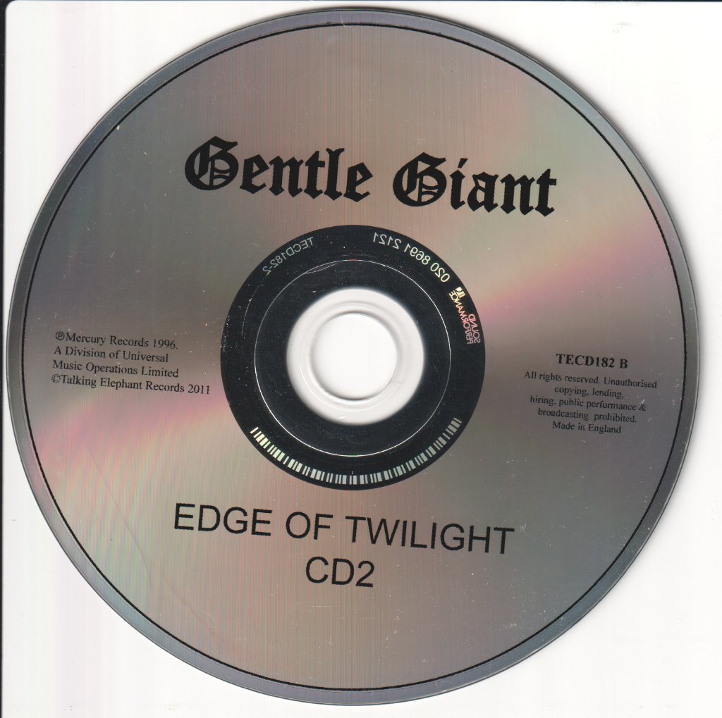 Gentle Giant - Edge Of Twilight - Double Cd