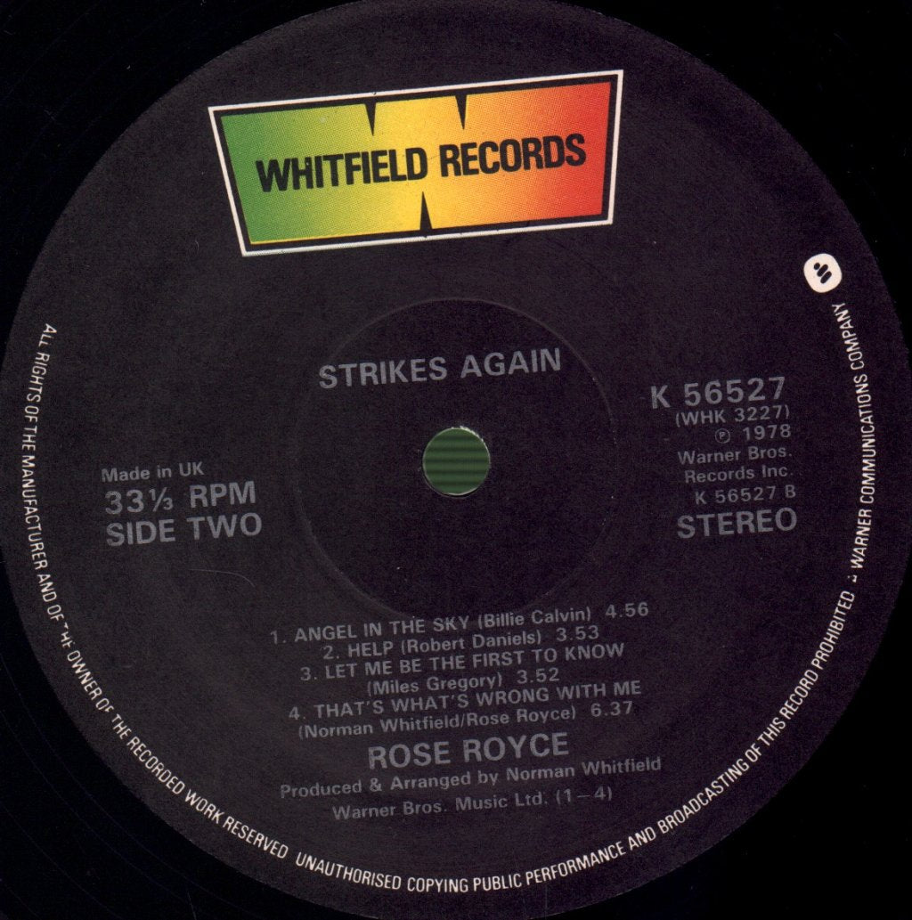 Rose Royce - Strikes Again - Lp